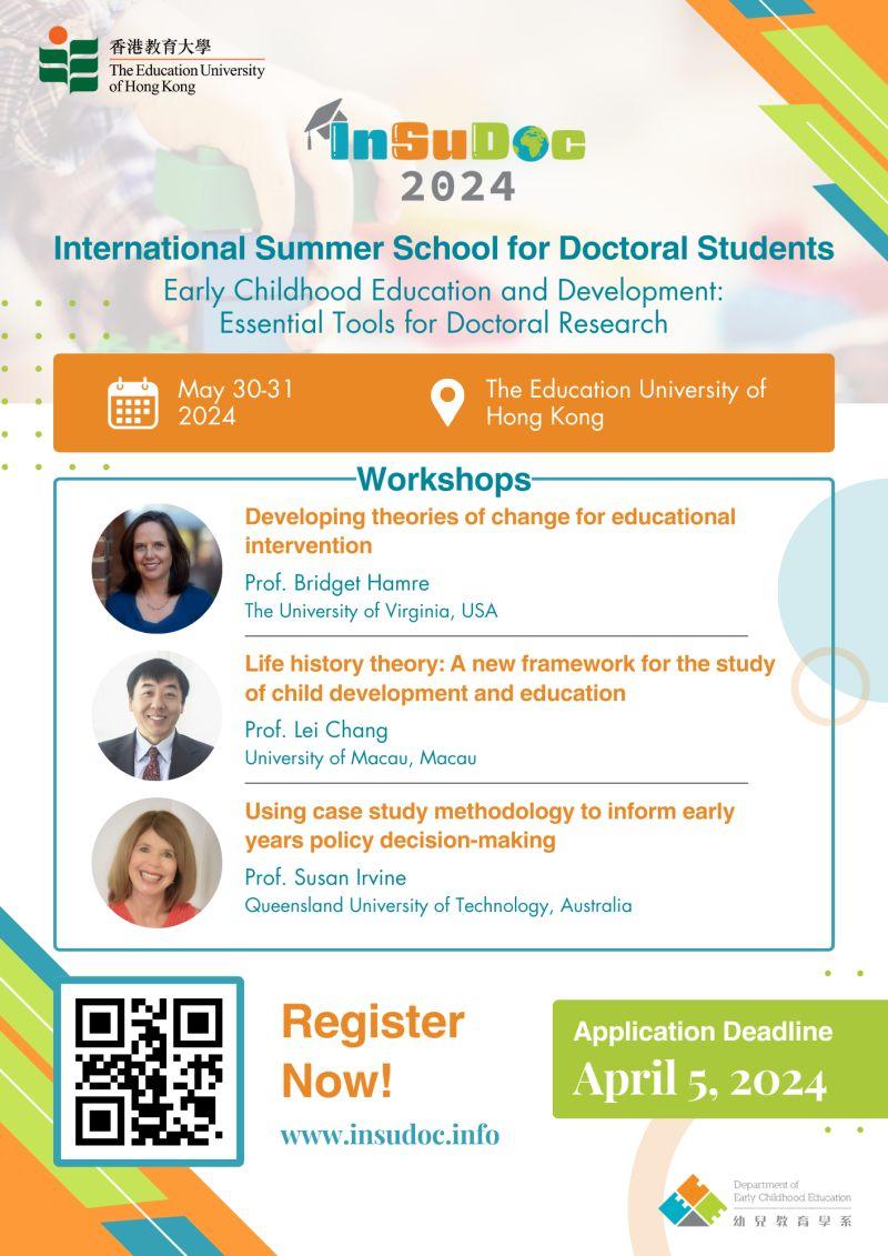 International Summer School for Doctoral Students (InSuDoc) 2024